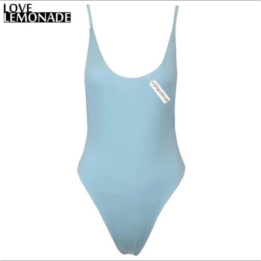 Love Lemonade Light Blue bodysuit - Picture 1 of 7